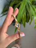 Gold Women’s Bracelet Watch, Quartz Movement, Minimalist Design