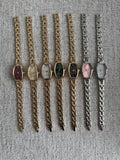 Women’s Bracelet Watch Gold Silver, Minimalist Watch, Gift for Her, Everyday Quartz