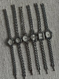 Silver Women’s Watch, Minimalist Dial, Stainless Steel Bracelet, Gift for Her