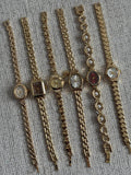 Gold Women’s Watch, Minimalist Dial, Dainty Bracelet Watch, Gift for Her
