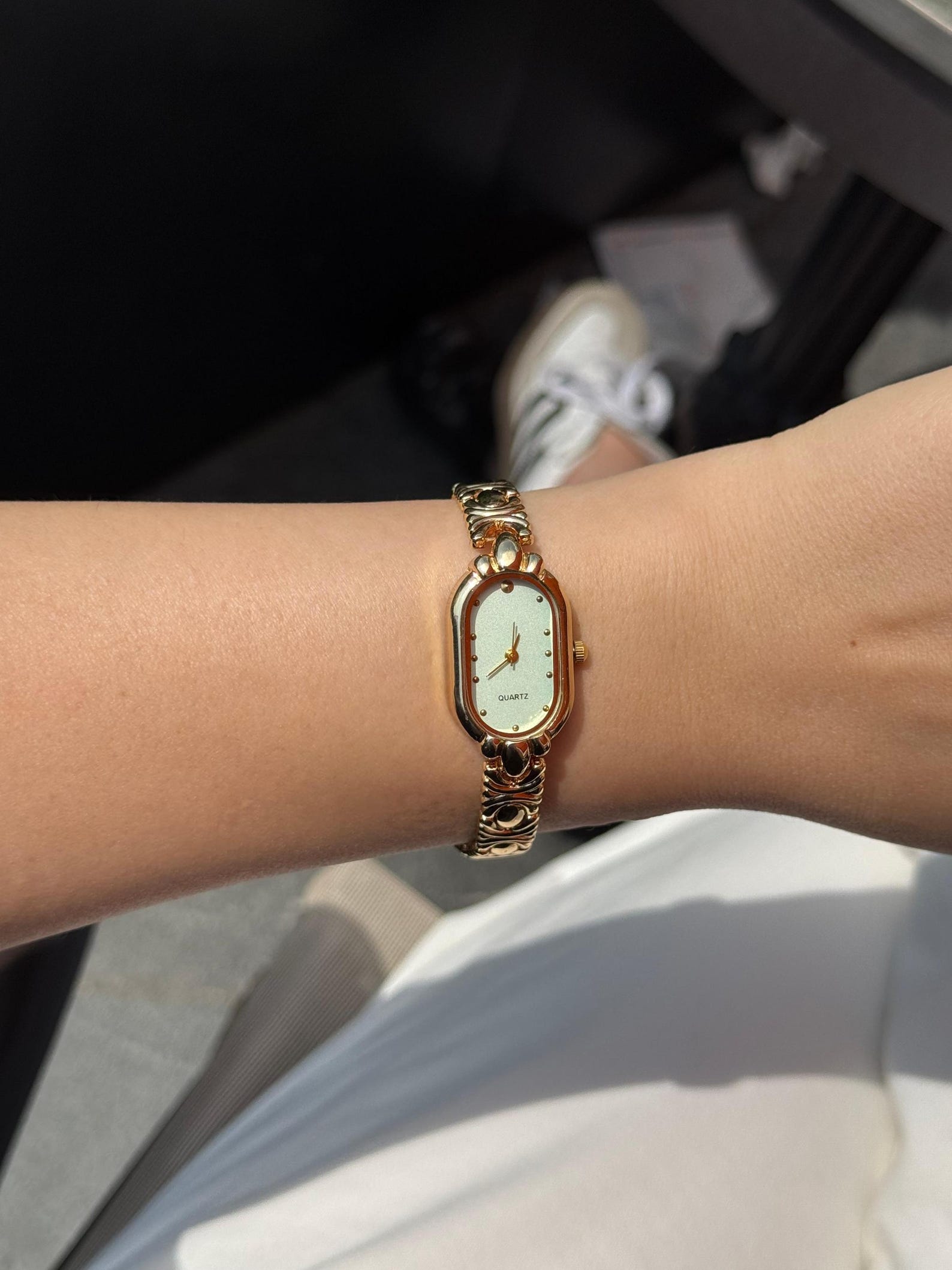 Women’s Bracelet Watch, Gold Silver Tone WristWatch, Elegant Ladies Watch,Gift for Her