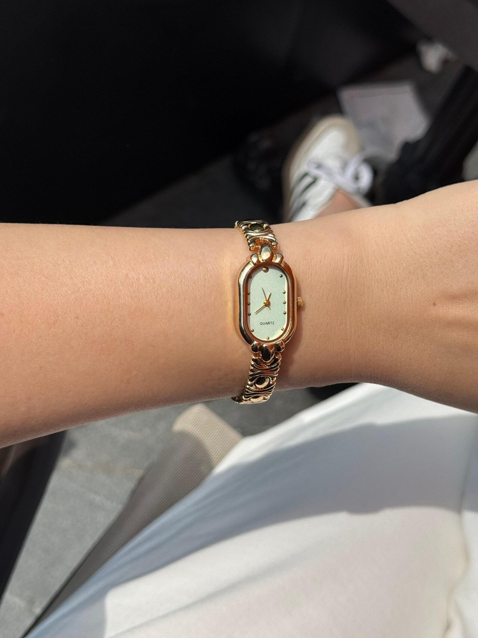 Women’s Bracelet Watch, Gold Silver Tone WristWatch, Elegant Ladies Watch,Gift for Her