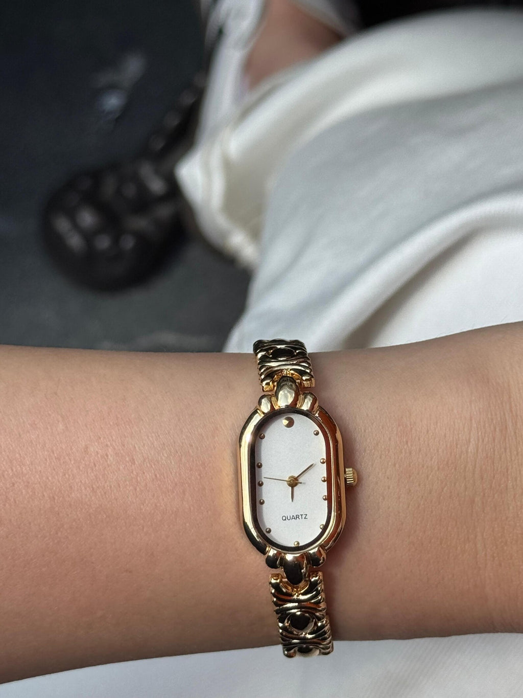 Women’s Bracelet Watch, Gold Silver Tone WristWatch, Elegant Ladies Watch,Gift for Her